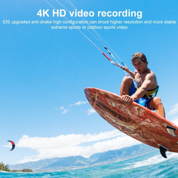 NÖRDIC Vandtæt 4K actionkamera 21 m med WiFi, EIS-stabilisering og 2,1" IPS-skærm