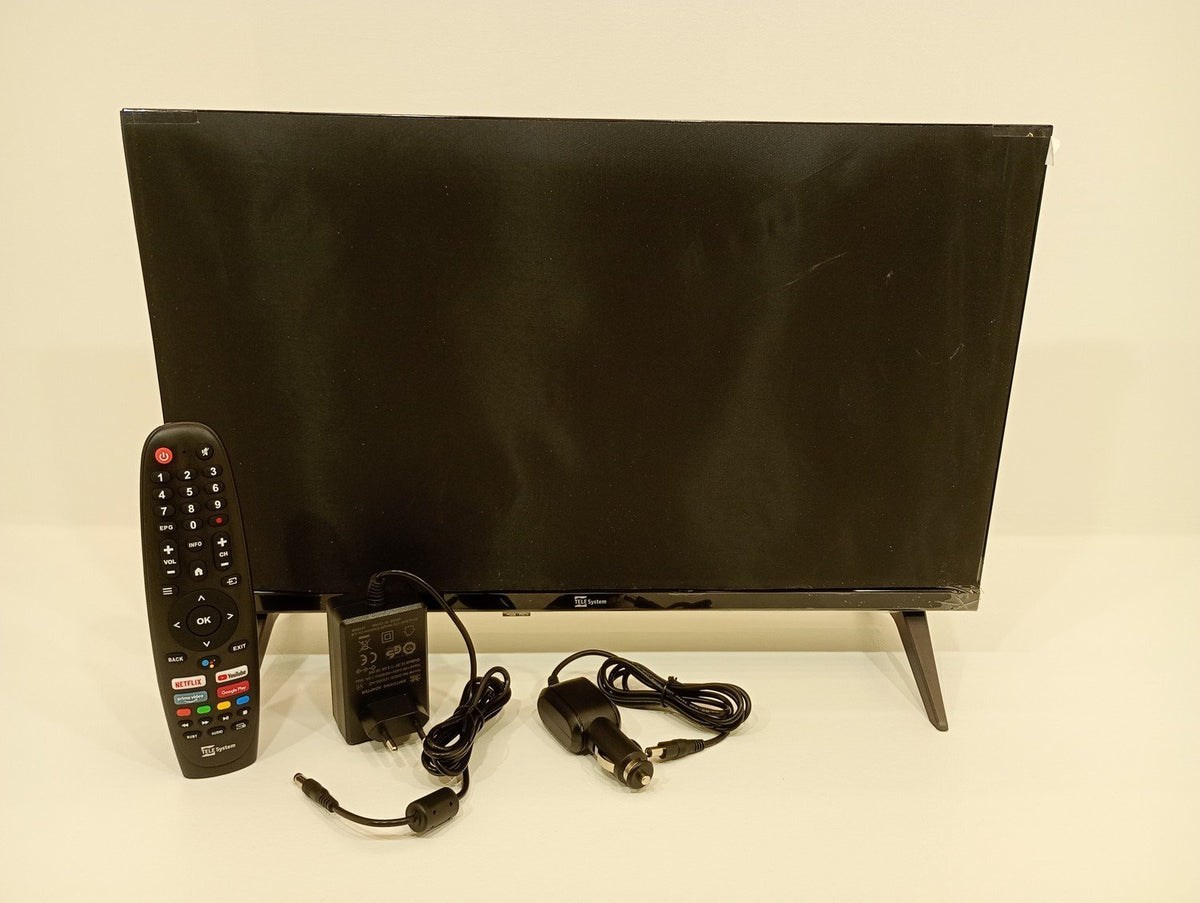 Google og Android Certificeret HD Smart TV 32 tommer 12V DC 100-240V til bådcampingvogn autocamper DVB-T2 DVB-S2 VESA 200x100 PALCO 32SMART