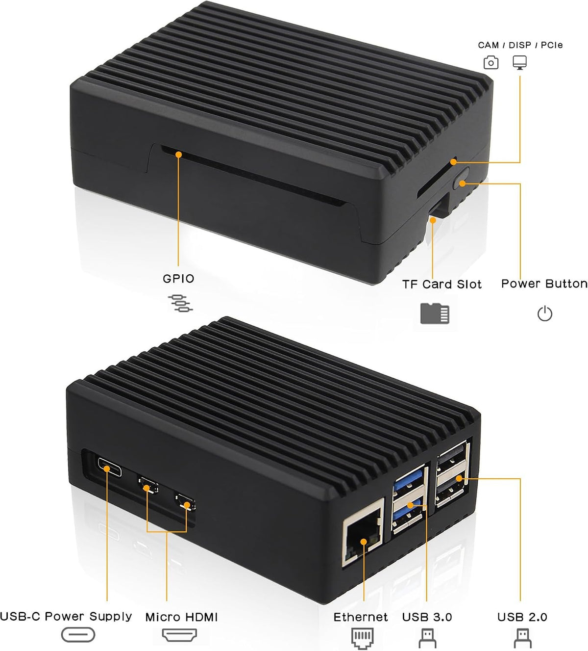 Raspberry Pi 5-kabinet til Raspberry Pi 5