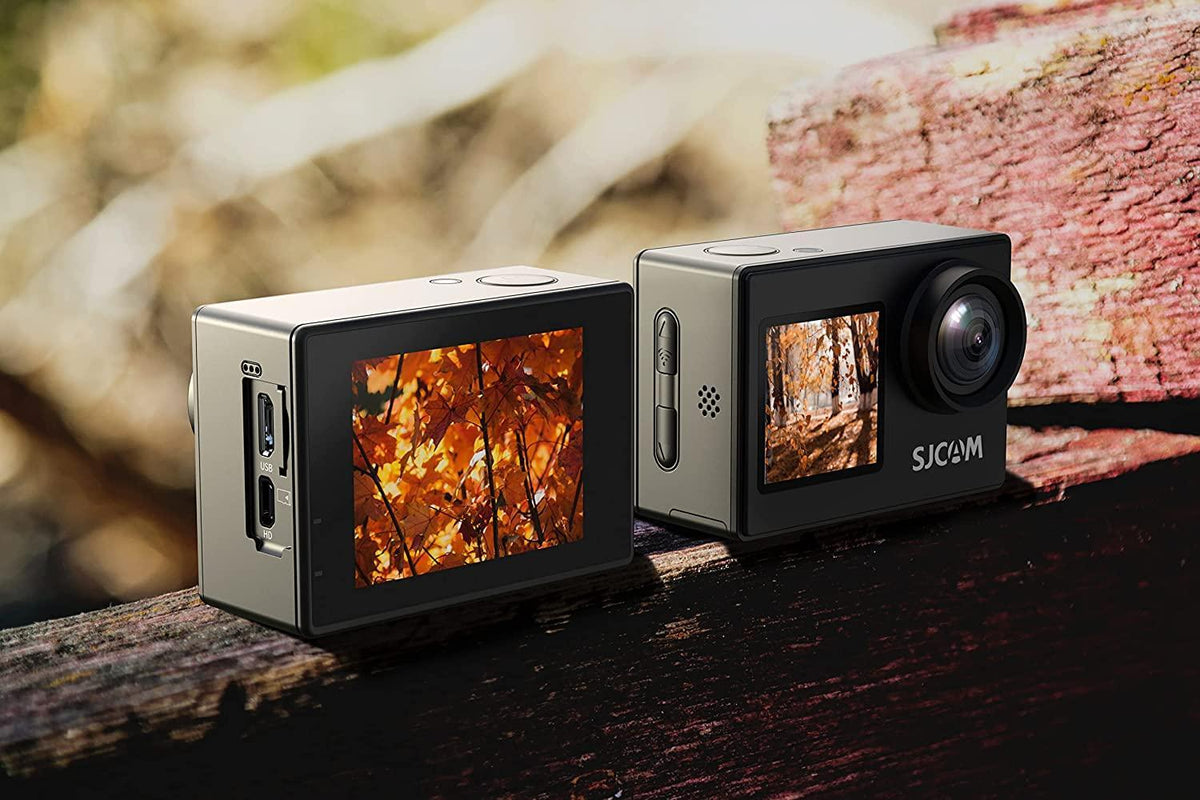 SJCAM SJ4000Dual Screen 4K 30fps Action kamera, Wifi, Dual screen, Vandtæt skal. transportabel