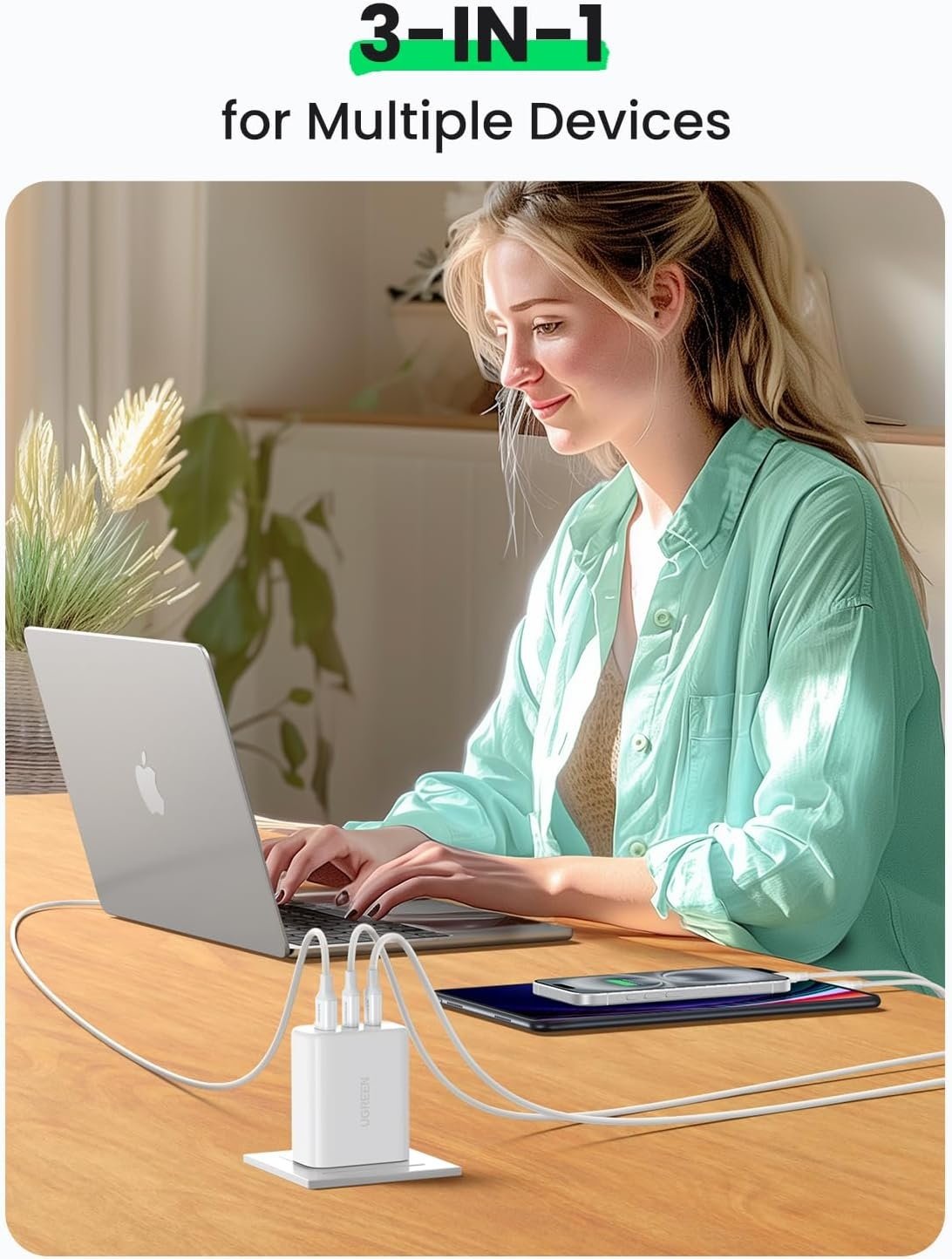 UGREEN USB-C Oplader 65W
