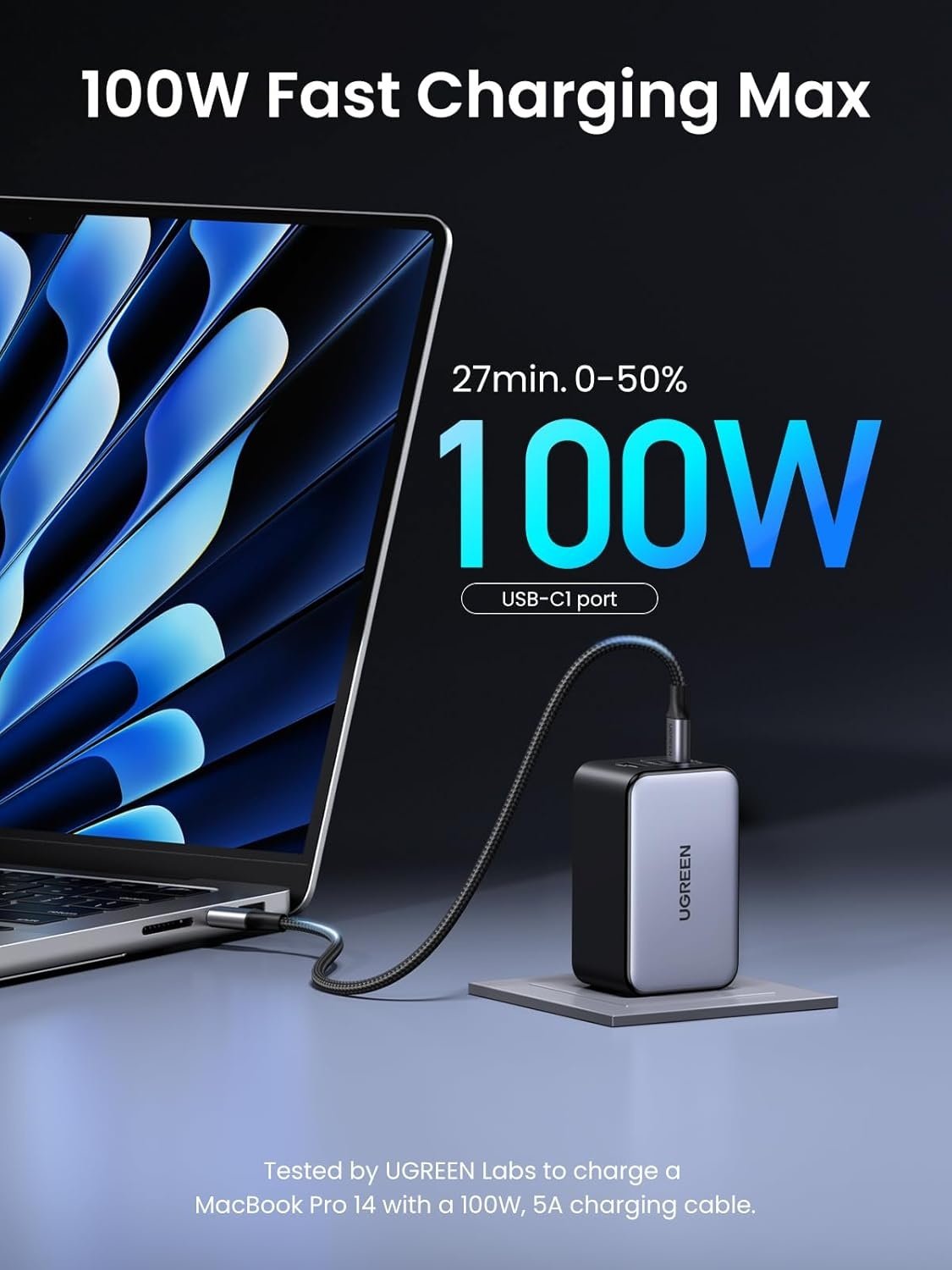 UGREEN Nexode X USB C Oplader 100W