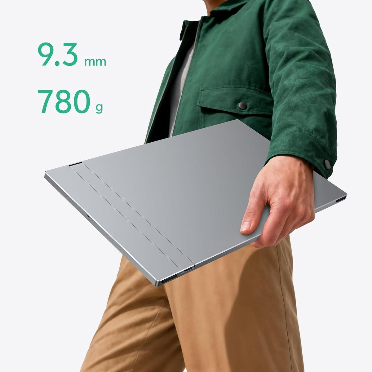 16,1" Bærbar USB-skærm 1920×1080p 60Hz, USB-C/HDMI, IPS, 100% sRGB, Øjenvenlig skærm, Justerbart Støtteben, til Laptop/PC/Mac/PS3/PS4/PS5/Xbox