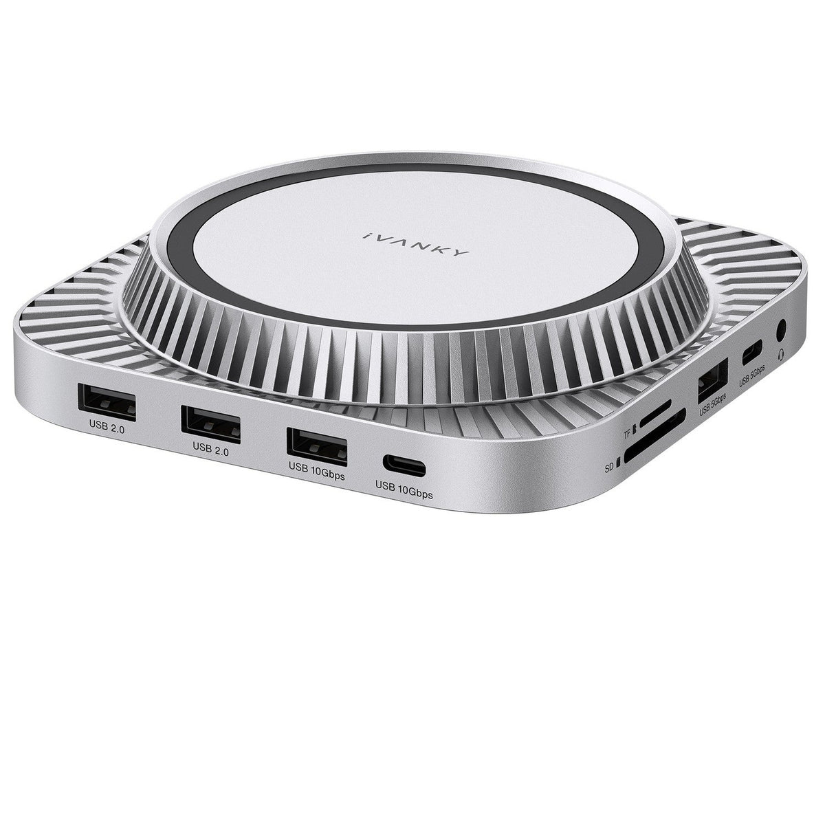 iVANKY 13-i-1 Dockingstation til Mac mini M4 & M4 Pro (2024), 4K@144Hz HDMI, 10Gbps USB